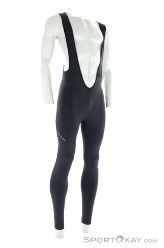 VAUDE Herren Mens Matera Warm Bib Tights II Hose - Fahrradhosen für Herren mit winddichten und atmungsaktiven Zonen, ideal für kalte Tage; ausgestattet mit VAUDE Sitzpolster T-Pad und aus überwiegend recyceltem Polyester.
