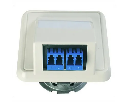 TELEGARTNER H02051C0534 LWL-Dose Alpinweiß - Hochwertige Unterputzdose, flexible Gestaltung und ideale Qualität für jeden Raum