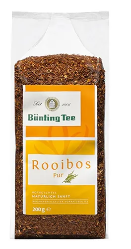 Bünting Tee Tee, Bünting Tee Rooibos Pur afrikanisch fein aromatisch Loser Tee 200g