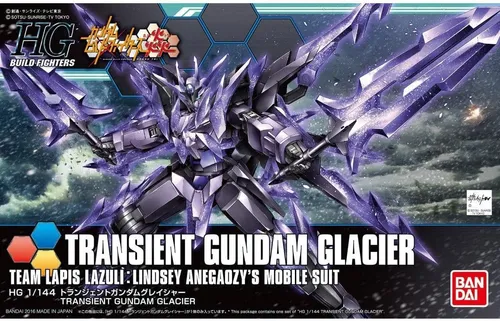 Produktbild Bandai Hgbf 1/144 Transient Gundam Gletscher Gebaut Fighter Modell Set 54437