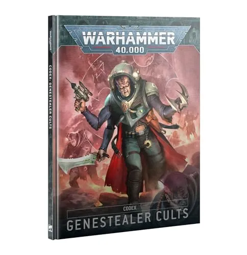 Games Workshop Warhammer 40.000 Genestealer Cults Codex Englisch - Spielzeugfiguren - 120 Seiten voller Regeln und Taktiken für die hinterhältigen Genestealer Cults, inklusive 6 spannenden Missionen und einzigartigen Vorteilen im Kampf.