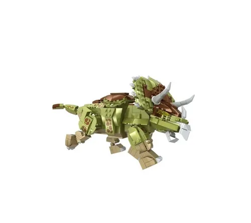 Open Bricks Triceratops Konstruktions-Spielset - Baukästen & Bausteine, kreatives Konstruktionsspielzeug mit 450 bunten Teilen für Kinder ab 6 Jahren – fördert die Fantasie und motorischen Fähigkeiten.