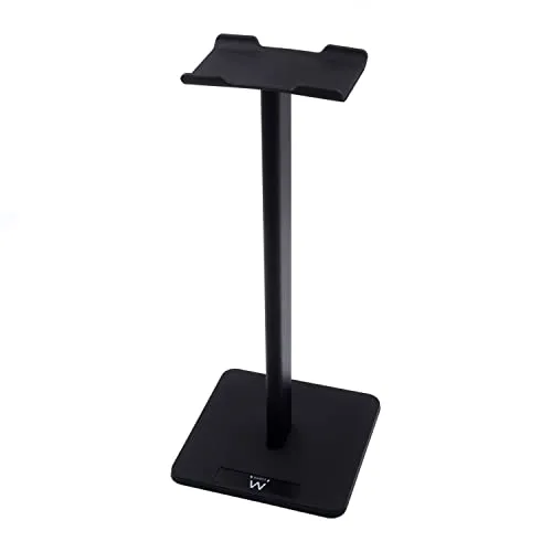 Ewent EW1586 Headphone and Desktop Headphone Stand, Detachable Headphone Stand, Non-Slip TPU Silicone Headphone Holder for Headphones of, Suitable for Desktop, Black