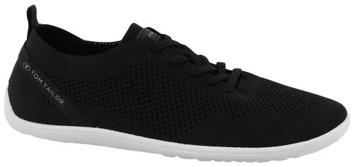 TOM TAILOR Licence Sneaker Schwarz 43 EU - Leichte Schlupf-Sneaker aus atmungsaktivem Mesh für optimalen Tragekomfort. Ideal für den Alltag, mit runder Schuhspitze und flexibler Passform.