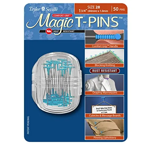Taylor Seville Magic T-Pins-Size 28 50/Pkg