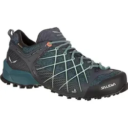 SALEWA Wildfire Gore-Tex Damen Zustiegsschuhe 38.5 - Wasserdichte Wanderschuhe mit GORE-TEX Membran und griffiger POMOCA Sohle, ideal für technische Kraxeleien und alpines Klettern, bieten perfekte Passform und Flexibilität.
