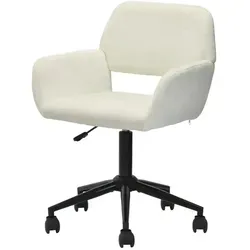 Bürodrehstuhl , creme , Maße (cm): B: 57,5 H: 84,5