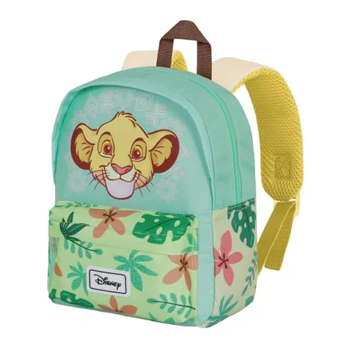 Disney Der König der Löwen Jungle-Joy Kindergartenrucksack - Schulranzen für Vorschüler, leicht und komfortabel mit atmungsaktivem, gepolstertem Rücken und praktischer Fronttasche.
