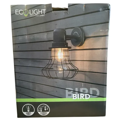 ECO-Light BIRD 1901 BG Außenwandleuchte E27 Goldbraun von ECO-LIGHT