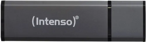 USB 2.0 Stick 16GB Alu Line anthrazit von Intenso