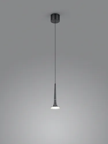 Helestra LED-Pendelleuchte FLUTE Schwarzchrom von Helestra