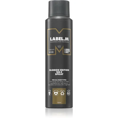 label.m Fashion Edition Wax Spray 150 ml - Haarstyling für Männer und Unisex, bietet mittleren Halt, perfektes Volumen und Langzeiteffekt für jede Frisur.
