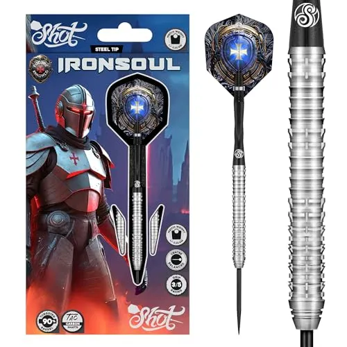 Produktbild Shot! Future Knights Ironsoul 90% - Steeldarts 26 Gramm