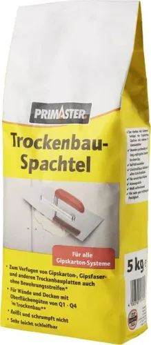 Primaster Trockenbau- Spachtel 5 kg Spachtelmasse Trockenbau Spachtel