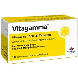 VITAGAMMA Vitamin D3 1.000 I.E. Tabletten