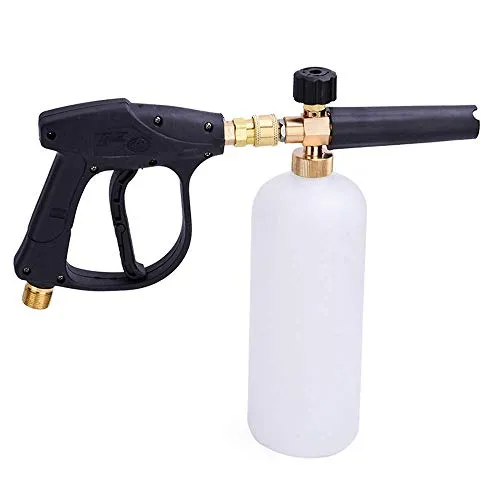 Schneeschaumlanze Auto Wascher Schaumstoff Flasche mit Hochdruckwascher pistole Adjustable Nozzle Soap Dispenser 1/4