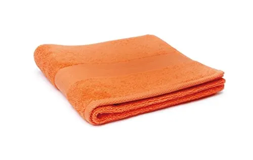 Excelsa Bagno Handtuch 40x60cm in orange, Baumwolle, 40 x 60 x 1 cm