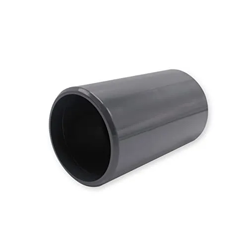 PVC-U Lang-Muffe I 50 mm I 1 1/2 Zoll I 9 Zentimeter I Verbindungsstück für PVC-Rohre und PVC-Fittinge I bm201