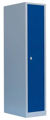 Steelboxx Spind: Garderobenschrank für jede Branche - Vielseitiger Garderobenschrank mit 1 Abteil, verschweißt und montiert. Ideal für Umkleideräume, langlebige Stahlkonstruktion mit Geräuschdämpfung und Trennwand für optimale Ordnung.