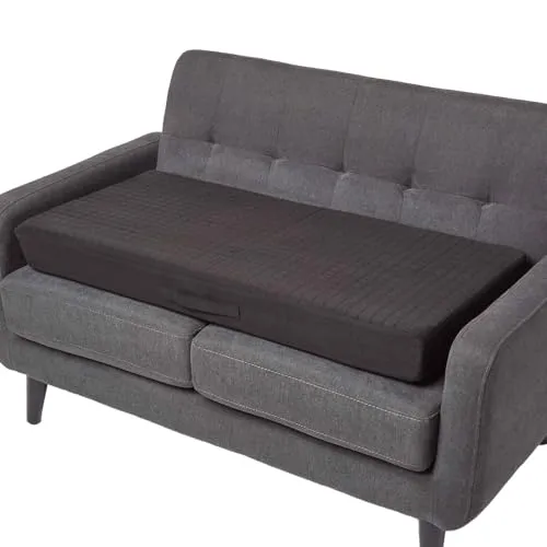 Homescapes Feste Sofa-Auflage 100x50 cm schwarz von Homescapes