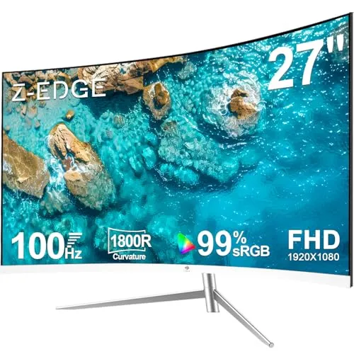 Z-Edge 27 Zoll Curved Monitor 100Hz Full HD