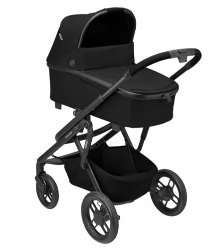MAXI COSI Kombikinderwagen Lila XP Plus Essential Black - Vielseitiger Kinderwagen für Neugeborene bis 4 Jahre, mit All-Terrain-Rädern und einfachem Faltmechanismus für maximalen Komfort und Mobilität.