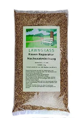 Rasensaat Reparaturrasen Nachsaat Rasennachsaat Nachsaatmischung keimt schnell Qualitätsrasen 1 kg
