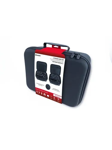 Nacon Transportkoffer für Nintendo Switch 2 - Komplettes System schwarz - Taschen & Schutzhüllen, robuster Transportkoffer mit Platz für das gesamte System und zusätzlichen Fächern für Zubehör.