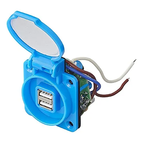 Pro Plus 2-fach USB-Steckdose mit Deckel, 2100mA