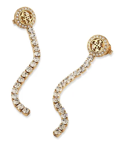 Guess Paar Ohrstecker Damen-Paradise Tennis Goldfarben in gold von GUESS
