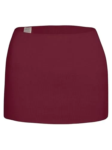 wobera ANGORA Leibwärmer oder Nierenwärmer für Damen und Herren mit 50% Angora, leichte Ausführung (Gr. S, Farbe: bordeaux)