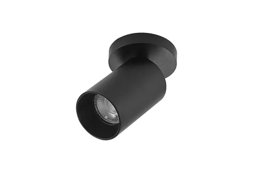 Arcchio Strahler Brinja, Moderner 1-flammiger GU10 Strahler - Lampen für jeden Raum, elegantes Design aus schwarzem Aluminium, ideal für Schlafzimmer, Esszimmer und Wohnzimmer.