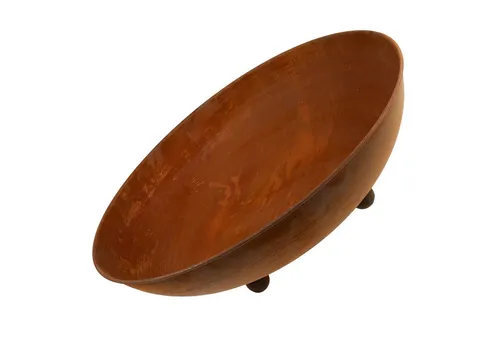 Rostikal Gartendeko Rost Schale Ø 53 cm – Vintage Pflanzschale - Stilvolle Ø 53 cm Gartendeko Rost Schale aus echtem Metall mit natürlichem Rost-Finish. Ideal für kreative Dekorationen im Garten, auf der Terrasse oder im Innenbereich.