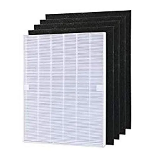 WuYan 4 Stück Luftreiniger Teile Carbon Vorfilter und 1 Hauptfilter HEPA-Filter für 115115 5300 5500 6300