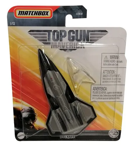 Mattel® Actionfigur Matchbox Skybusters Top Gun Maverick Modellflugzeug Darkstar Düssenjet