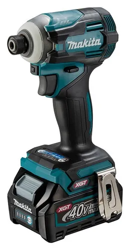 Makita Akku-Schlagschrauber TD001GD201 - 40V, 220Nm, inkl. 2 Akkus, Schnellladegerät und Transportkoffer, vielseitig und leistungsstark für professionelle Anwendungen