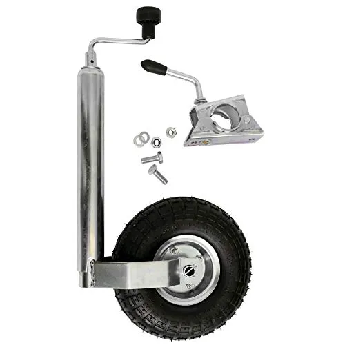 Luftbereiftes Stützrad 260x85mm mit Klemmhalter