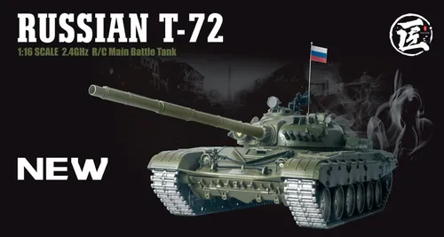 RC Panzer Russischer T-72 Heng Long 1:16