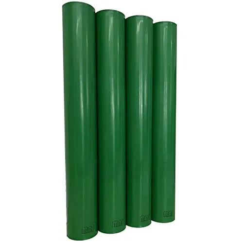 move and stic Rohr 35 cm Zubehör/Ersatzteil zum Erweitern und Umbauen von bestehenden Klettergestellen, Spielplatz für den Garten zum innovatives Spiel- und Bewegungssystem (grün, 4er Set)