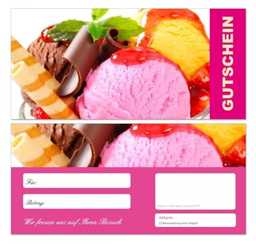 LYSCO Premium First Class Geschenkgutscheine (Eis-681) von LYSCO