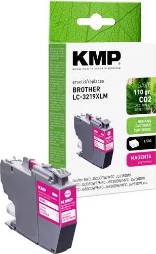 KMP Druckerpatrone ersetzt Brother LC-3219XLM Kompatibel Magenta B58MX 1538,4006