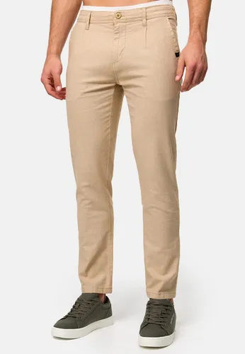 Indicode Herren INRemy Chinohose | Bequeme Freizeithose aus Baumwollmischung für Männer - Wanderhosen aus hochwertiger Baumwoll-Leinen-Mischung mit Regular Fit, ideal für Alltag und Freizeit. Ausgestattet mit praktischen Taschen und nachhaltiger Verpackung.