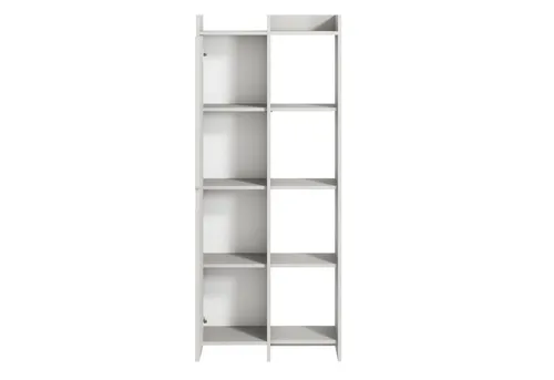 DEMA Home Bücherregal Offer – Modernes Design - Das DEMA Home Bücherregal Offer vereint modernes Design mit praktischer Funktionalität. Ideal für Bücher und Deko, erhältlich in Weiß, Grau oder Nussbaum. Gefertigt aus stabiler Spanplatte für Langlebigkeit und einfache Pflege.