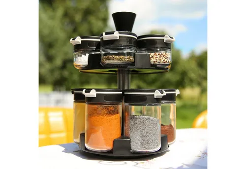 yourGEAR Gewürzkarussell Double-Flip mit 12 Gewürzdosen von your GEAR
