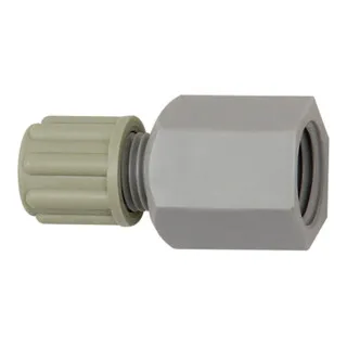 Riegler Gerade Aufschraubverschraubung G 1/2 i., für Schlauch 4/6 mm, PA