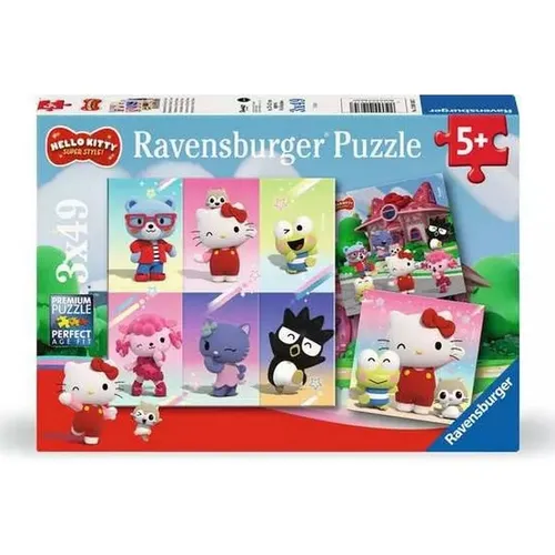 Ravensburger 12001035 Hello Kitty Super Style Teileanzahl: 3x49