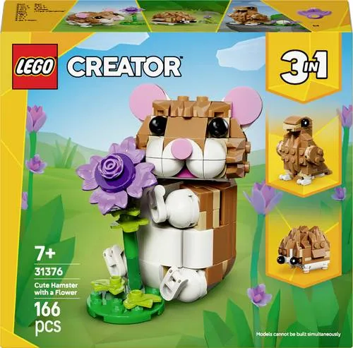 LEGO® Creator 3-in-1 Niedlicher Hamster mit Blume von LEGO