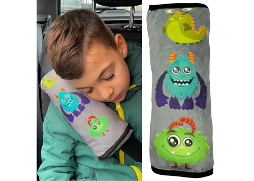 HECKBO Schlafkissen Auto Schlafkissen Monster