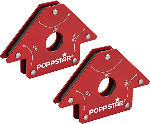 Poppstar Schweißmagnet (Schweißwinkel Haftkraft 22,6 kg von Poppstar