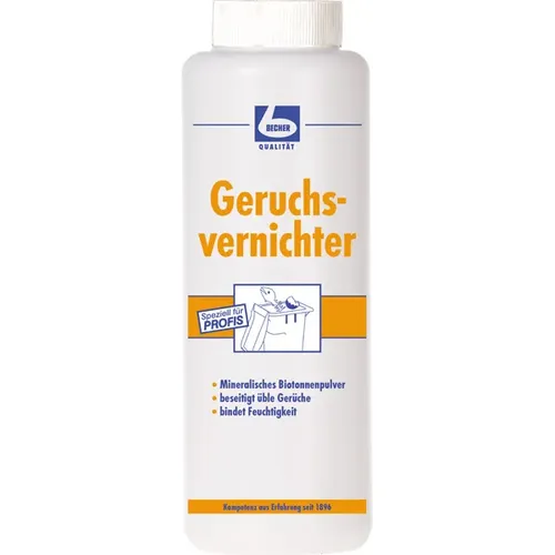 Dr. Becher 1787000 Geruchsvernichter Dose 750 g natürliches Mineral zur Vermeidung von unangenehmen Gerüchen